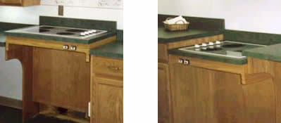 Approach for the cooktop